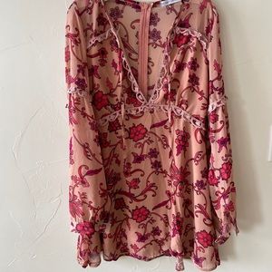 Classy Floral Mini Dress